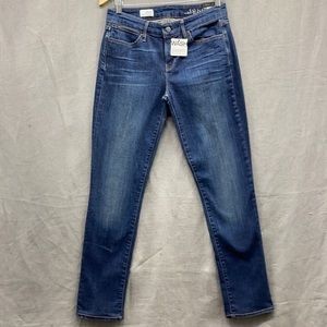 NWT Women’s GAP Mid Rise Skinny Dark Stretch Denim Jeans Size 28 / 6